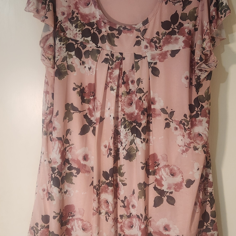 Floral Pink Women's Top